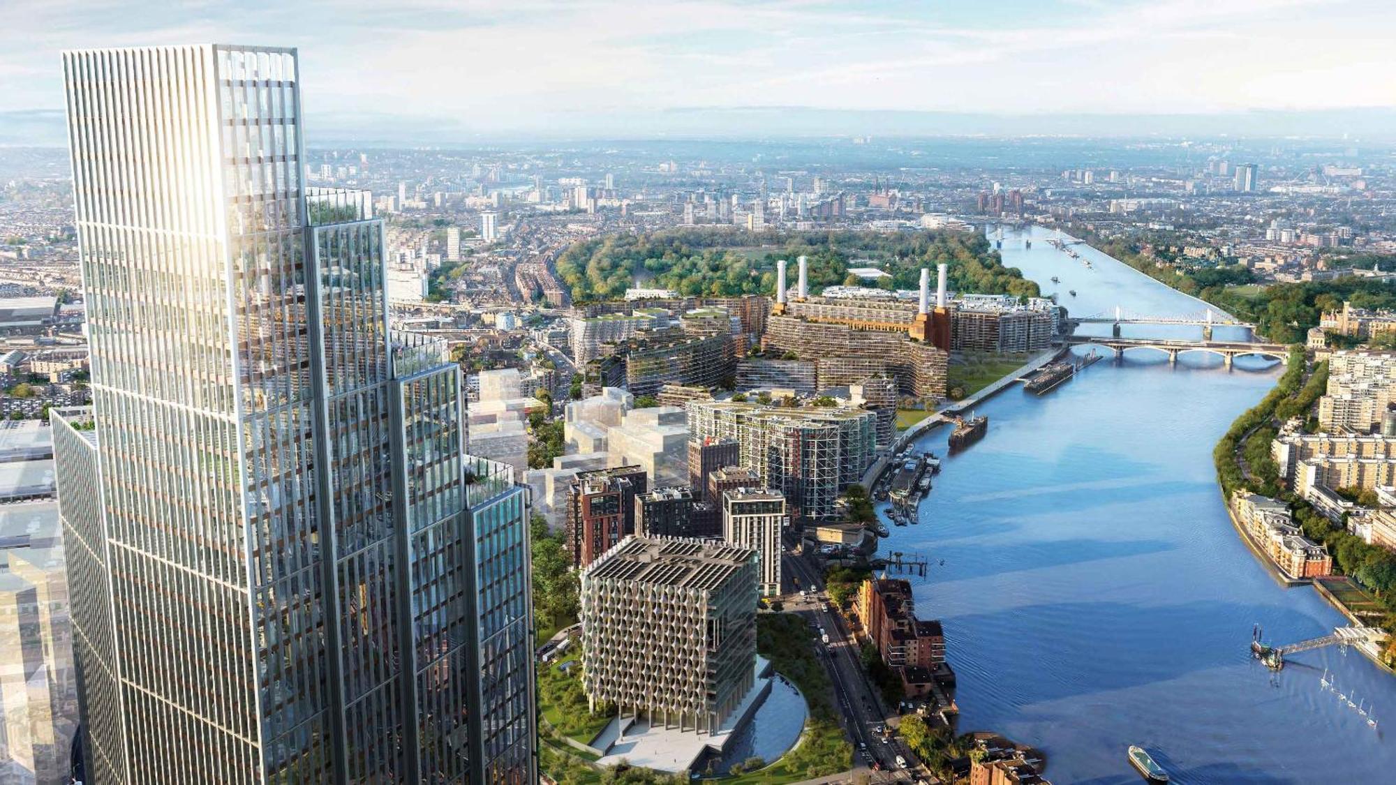 Battersea Power Station - Winter Garden Balcony & 1Gb Wifi - Luxurylondonstays Buitenkant foto